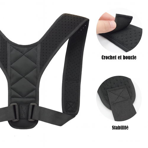 Pikou Postura - Ceinture posture pour soulager le haut du dos
